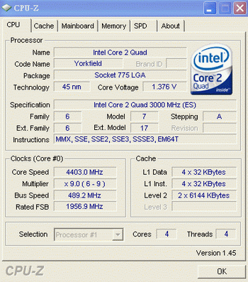 intel core 2 E0 overclocking